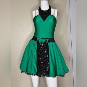 Emerald Green Lady Luck Dress